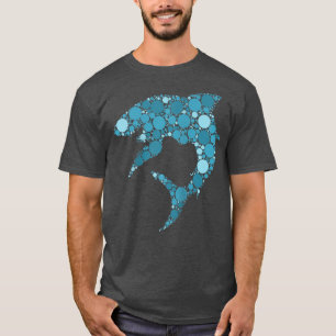 Dothaj Internationell Dot-dagen för Blue Polka T Shirt