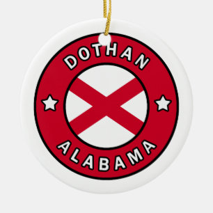 Dothan Alabama Julgransprydnad Keramik