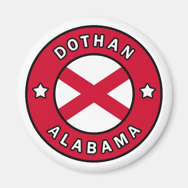 Dothan Alabama Magnet (Framsidan)