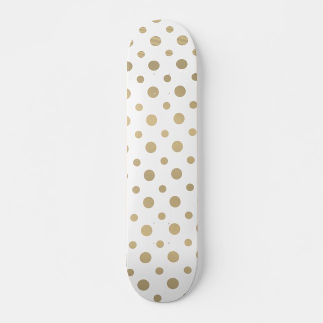Dots Mönster 9 Mini Skateboard Bräda 18,5 Cm (Framsida)