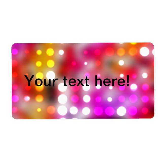 Dots mönster fraktsedel (Framsidan)