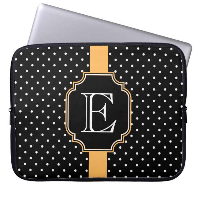 Dots Mönster Laptop Fodral (Framsidan)