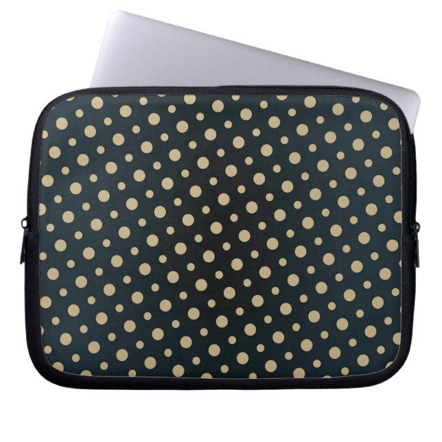 Dots Mönster Laptop Fodral (Framsidan)