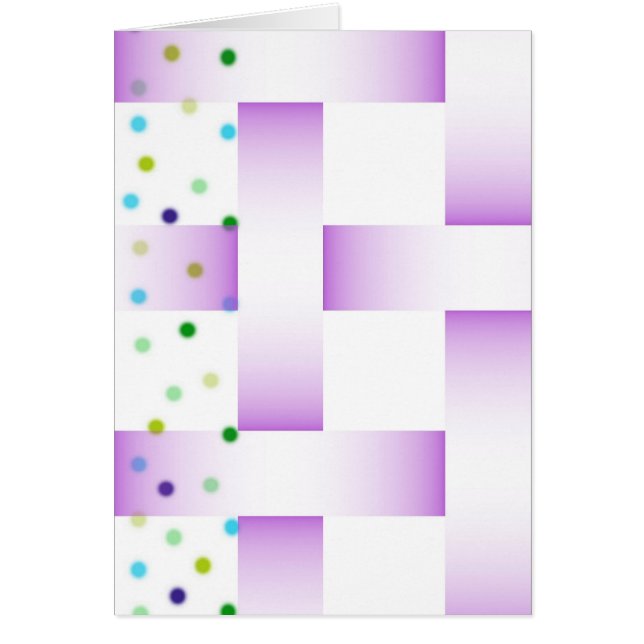 Dots`n Weave Hälsningskort (Framsidan)