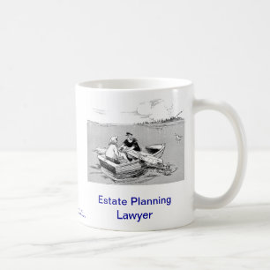 Dött Lawyer™ gods som planerar advokatkaffemugg Kaffemugg