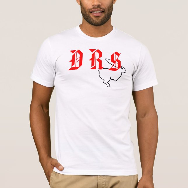 DÖTT RÖTT KANINSAMHÄLLE TEE SHIRT (Framsida)