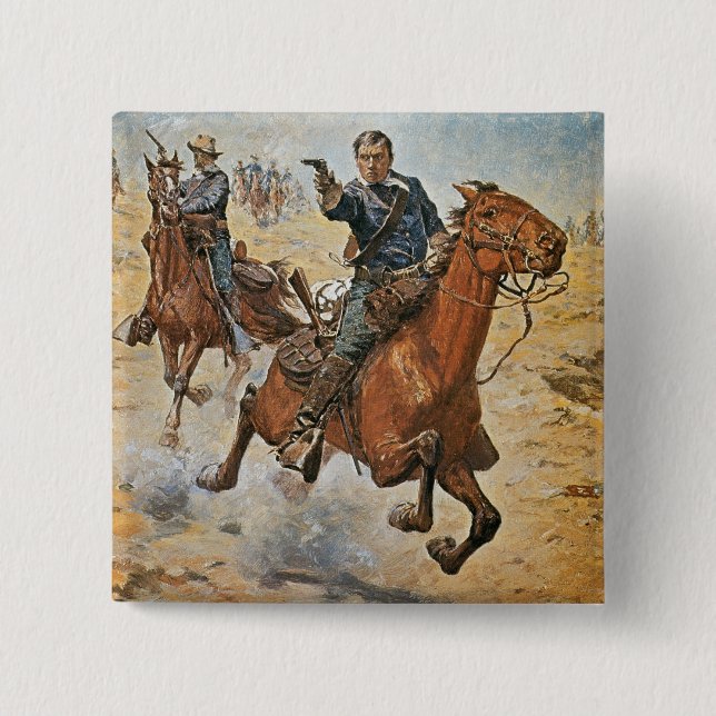 Dött säkert: en U.S.-kavalleritrooper i 1870sna Knapp (Framsida)