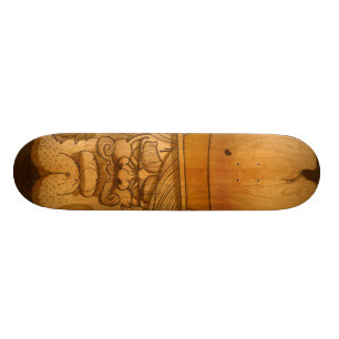 Dött trä skateboard bräda 21,5 cm