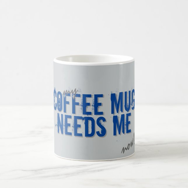 DOTTA COFFEE MUGG BEHÖVER MIG Blue (Center)