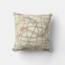 Dotted Lines Designer Pillow