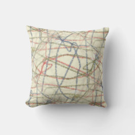 Dotted Lines Designer Pillow Kudde