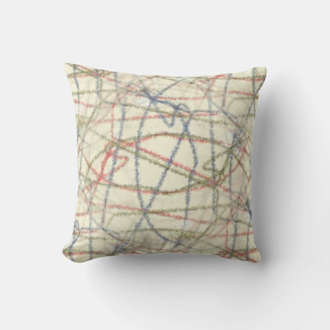 Dotted Lines Designer Pillow Kudde (Framsida)