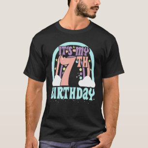 Dotter 7:e födelsedag i 7 år gammal Flickaktigt T Shirt