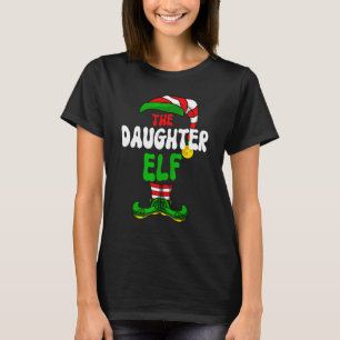 Dotter Älg Pyjamas Matchande Grupp Julfirande T Shirt