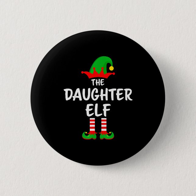 Dotter Alv Matchande Familj Jul  Knapp (Framsida)