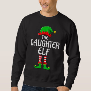 Dotter Alv Matchande Familj Jul Pyjamas Lång Ärmad Tröja