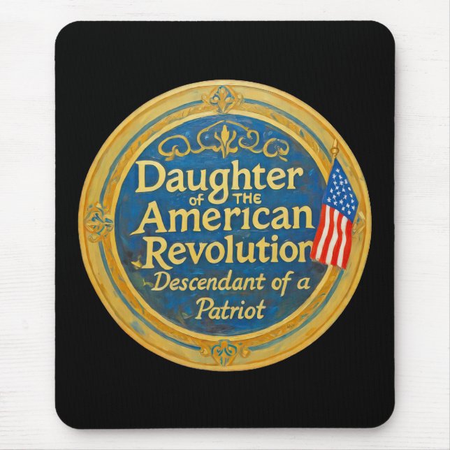 Dotter American Revolution Descendant Patriot Musmatta (Framsidan)