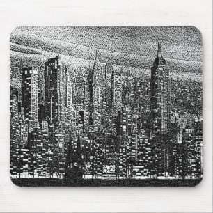 Dotter Art Retro New York City Black White Musmatta