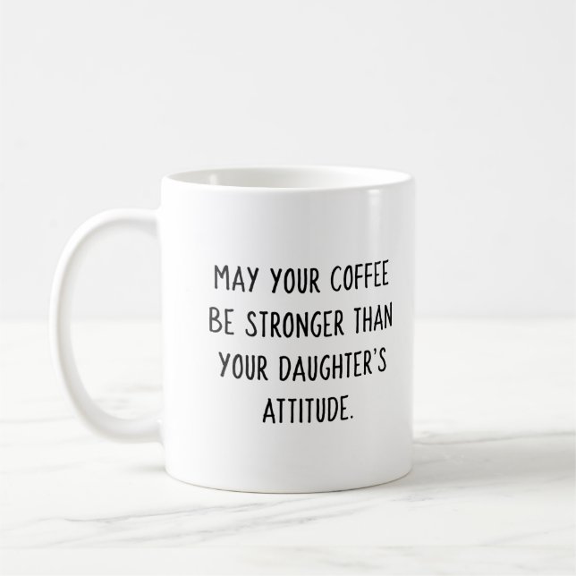 Dotter Attitude Coffee Mugg (Blue Girl) (Vänster)
