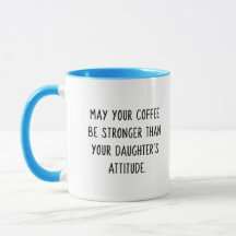 Dotter Attitude Coffee Mugg (Sassy Blue Girl)