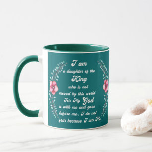 Dotter av den inspirera kungkristen mugg