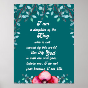 Dotter av den inspirera kungkristen poster