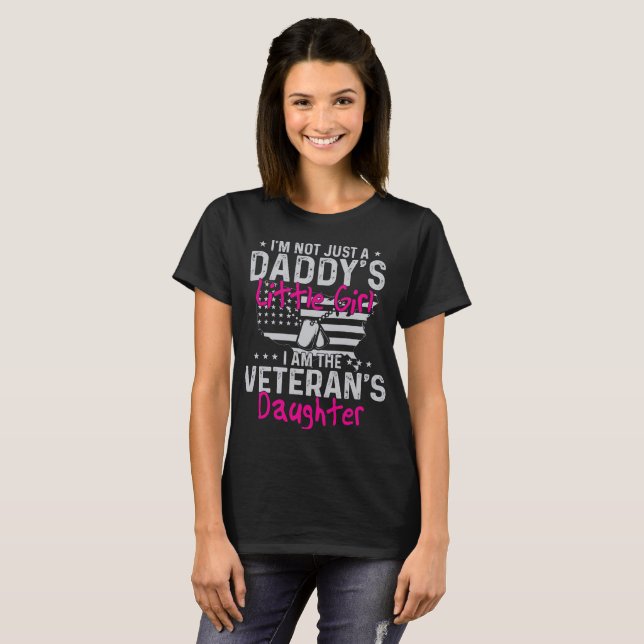 Dotter av en veteran t shirt (Hel framsida)