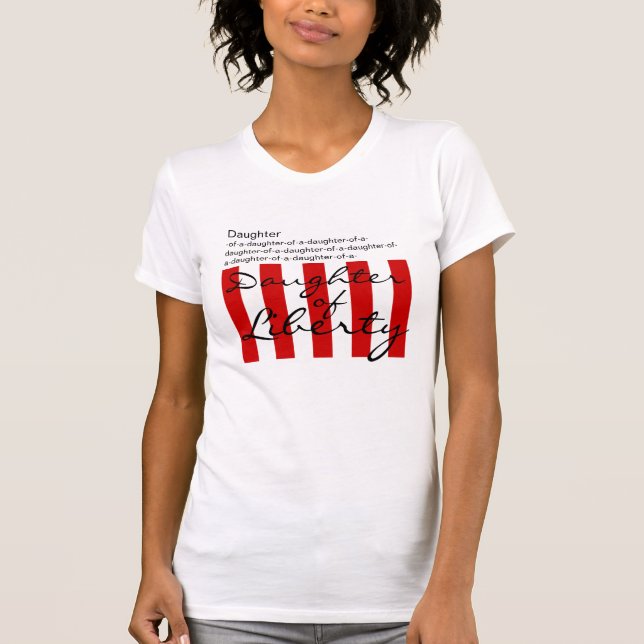 Dotter av frihetutslagsplatsshirt.en tee (Framsida)