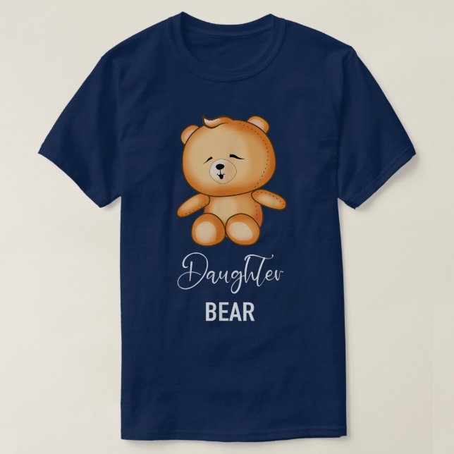 Dotter Bear - den fantastiska familjen T Shirt (Design framsida)