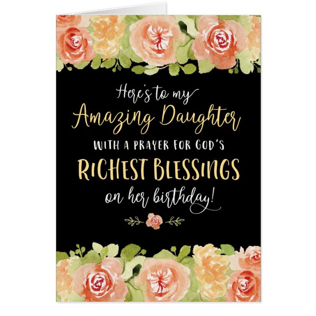 Dotter Birthday, här är min Fantastisk dotter Hälsningskort (Framsidan)