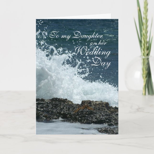 Dotter Bröllopsdag Kort (Framsida)