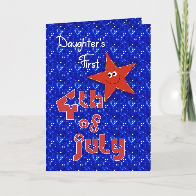 Dotter den 4 juli kort (Framsida)