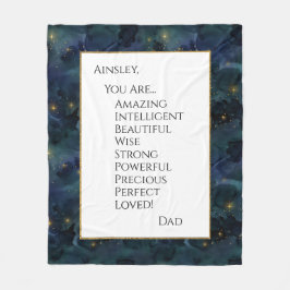 Dotter du är Fantastisk Fleecefilt