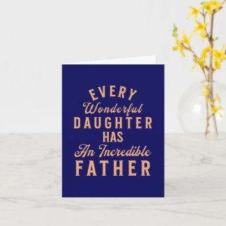 Dotter Fars dag inspirationsoffert Kort