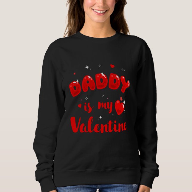 Dotter Förlåt att Boys pappa är min Valentine Baby T Shirt (Framsida)