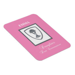 Dotter, första kommunion silverkalk magnet