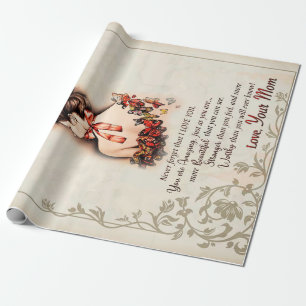 Dotter Gift Brev till min dotter från Mamma Presentpapper