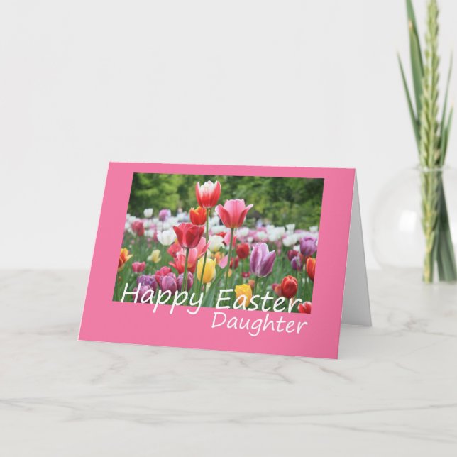 Dotter Glad påsk Helgkort (Framsida)