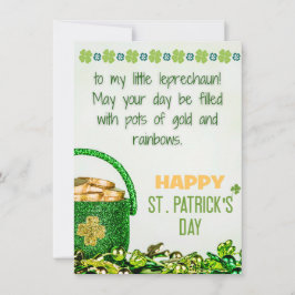 Dotter - Glad St Patricks Day-kort Julkort