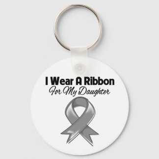 Dotter - I Bära A Grått Ribbon Nyckelring