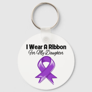 Dotter - I Bära Lila Ribbon Nyckelring