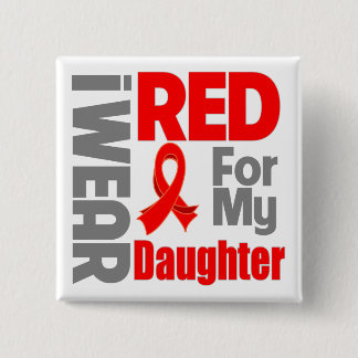 Dotter - I Bära Red Ribbon Knapp