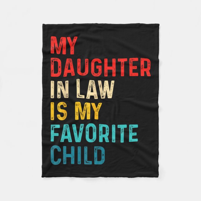 Dotter i juridik är min favoritfamilj Far Fleecefilt (Framsidan)