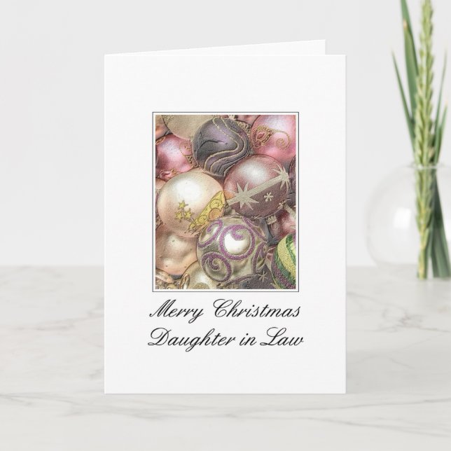 Dotter i Law God jul card Helgkort (Framsida)