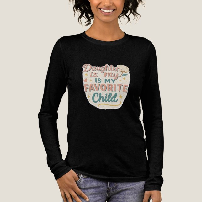 Dotter-in-law är min favoritbarntypning t shirt (Framsida)