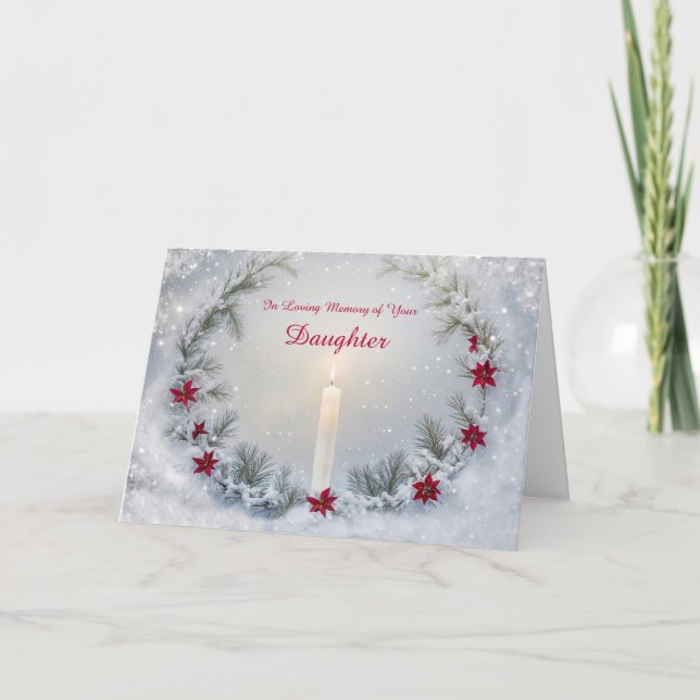 Dotter jul till minne av ljus kort (Framsida)