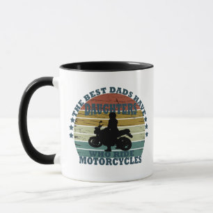 Dotter kör motorcykel glad fadersdag mugg