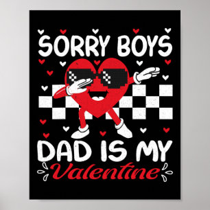 Dotter ledsen pojkar pappa är min valentin By2  Poster