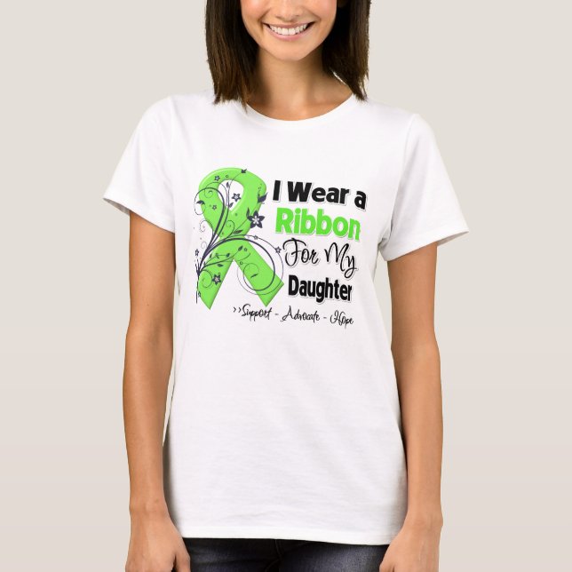 Dotter - lymfkörtelcancerband tee shirt (Framsida)