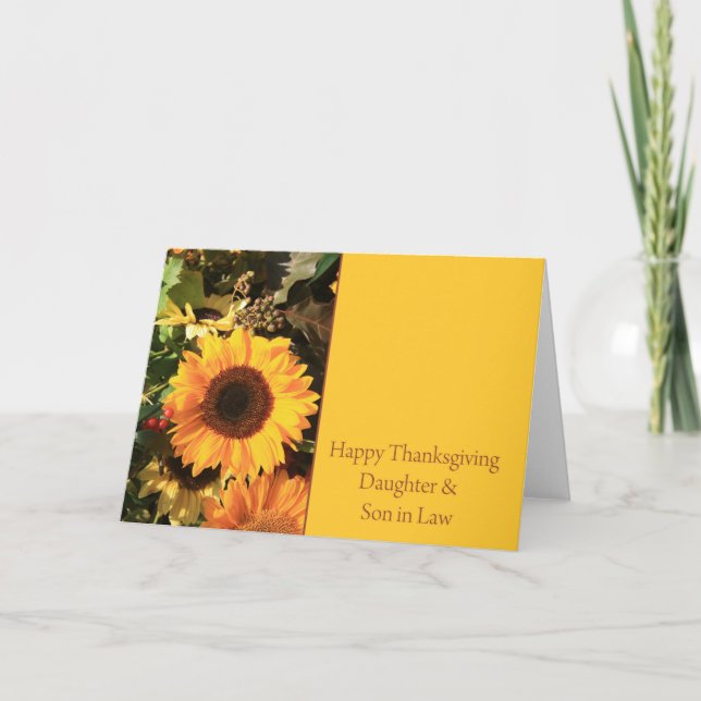 Dotter & Make Thanksgiving Card Helgkort (Framsida)